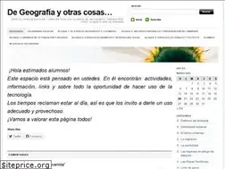Sites similar to degeografiayotrascosas.wordpress.com