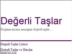 Sites similar to degerlitaslar.gen.tr