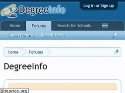 Sites similar to degreeinfo.com