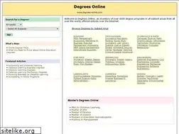 Sites similar to degrees-online.com