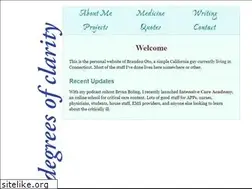 Sites similar to degreesofclarity.com