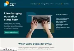 Sites similar to degreesonline.com