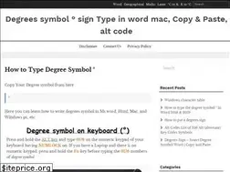 Sites similar to degreessymbolsign.com