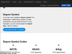 Sites similar to degreesymbol.co