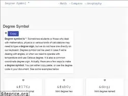 Sites similar to degreesymbol.net