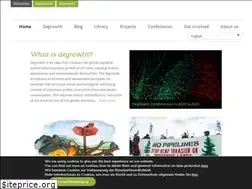 Sites similar to degrowth.info