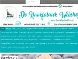 Sites similar to dehaakfabriekwebshop.nl