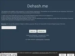 Sites similar to dehash.me