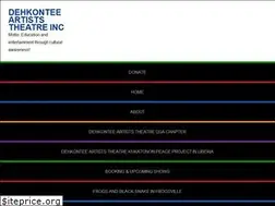 Sites similar to dehkonteeartiststheatreinc.com