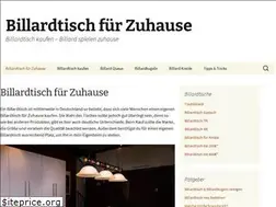 Sites similar to dein-billardtisch.de