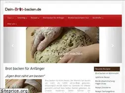 Sites similar to dein-brot-backen.de