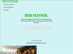 Sites similar to dein-festival.de