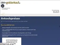 Sites similar to dein-goldankauf.de