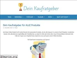 Sites similar to dein-kaufratgeber.de
