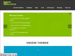 Sites similar to dein-masterplan.de