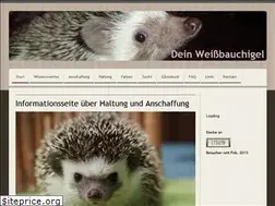 Sites similar to dein-weissbauchigel.de