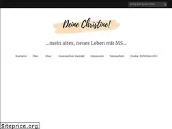 Sites similar to deinechristine.de