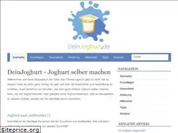 Sites similar to deinjoghurt.de