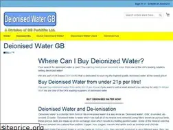 Sites similar to deionisedwatergb.co.uk