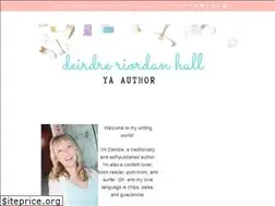 Sites similar to deirdreriordanhall.com