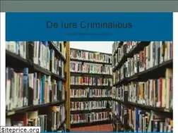 Sites similar to deiurecriminalibus.altervista.org