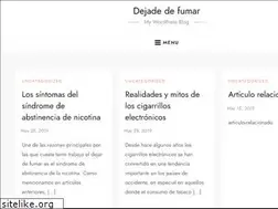 Sites similar to dejaredefumar.com