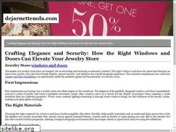 Sites similar to dejarnettenola.com