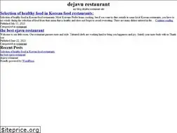 Sites similar to dejavurestaurant.org