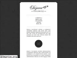Sites similar to dejavutailoring.com