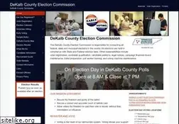Sites similar to dekalbelections.com