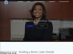 Sites similar to dekalbsolicitorgeneral.com