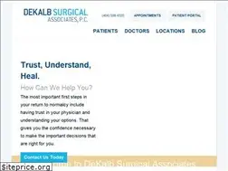 Sites similar to dekalbsurgical.com