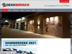 Sites similar to dekkborsen.no