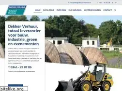 Sites similar to dekker-verhuur.nl