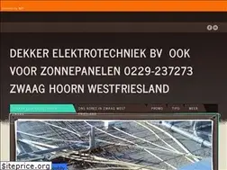 Sites similar to dekkerelektrotechniek.nl