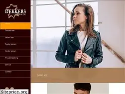 Sites similar to dekkers-ledermode.nl