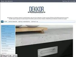 Sites similar to dekkorinc.com