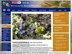 Sites similar to dekleineplantage.nl