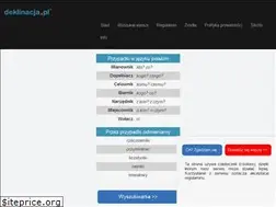 Sites similar to deklinacja.pl
