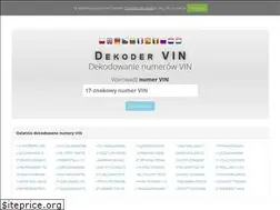 Sites similar to dekoder-vin.pl