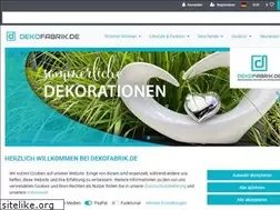 Sites similar to dekofabrik.de