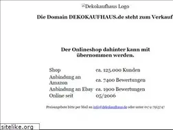 Sites similar to dekokaufhaus.de
