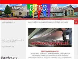 Sites similar to dekokft.hu