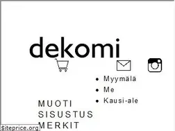 Sites similar to dekomi.fi