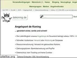Sites similar to dekoning-shop.de