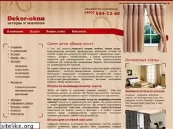 Sites similar to dekor-okna.ru
