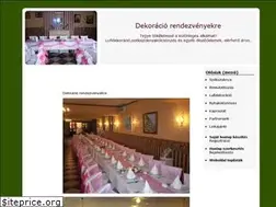 Sites similar to dekoracio-rendezvenyekre.hupont.hu