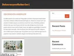 Sites similar to dekorasyonhaberleri.com