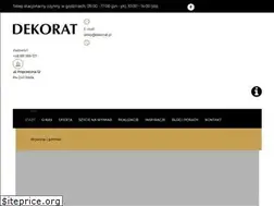 Sites similar to dekorat.pl