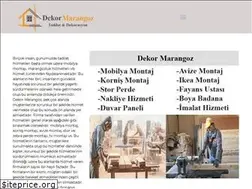 Sites similar to dekormarangoz.com